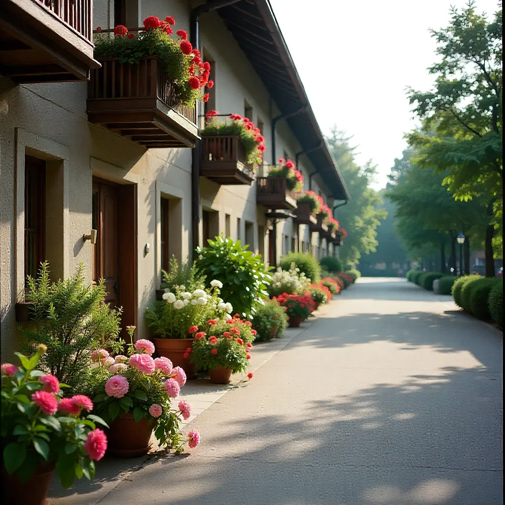 Modern structured garden bed
